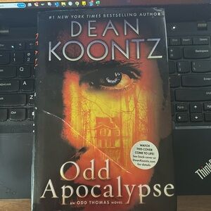 Dean Koontz Odd Apocalypse hard cover with scratch on cover EUC